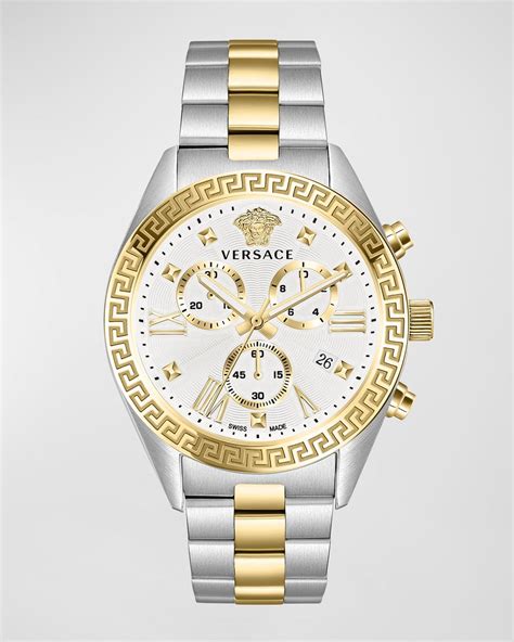 versace watch authenticity check|versace two tone watch.